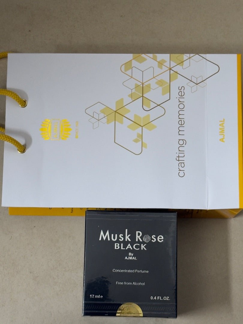 Ajmal Musk Rose Black Attar - Brand New & Factory Seal Packed - Perfume Pundit
