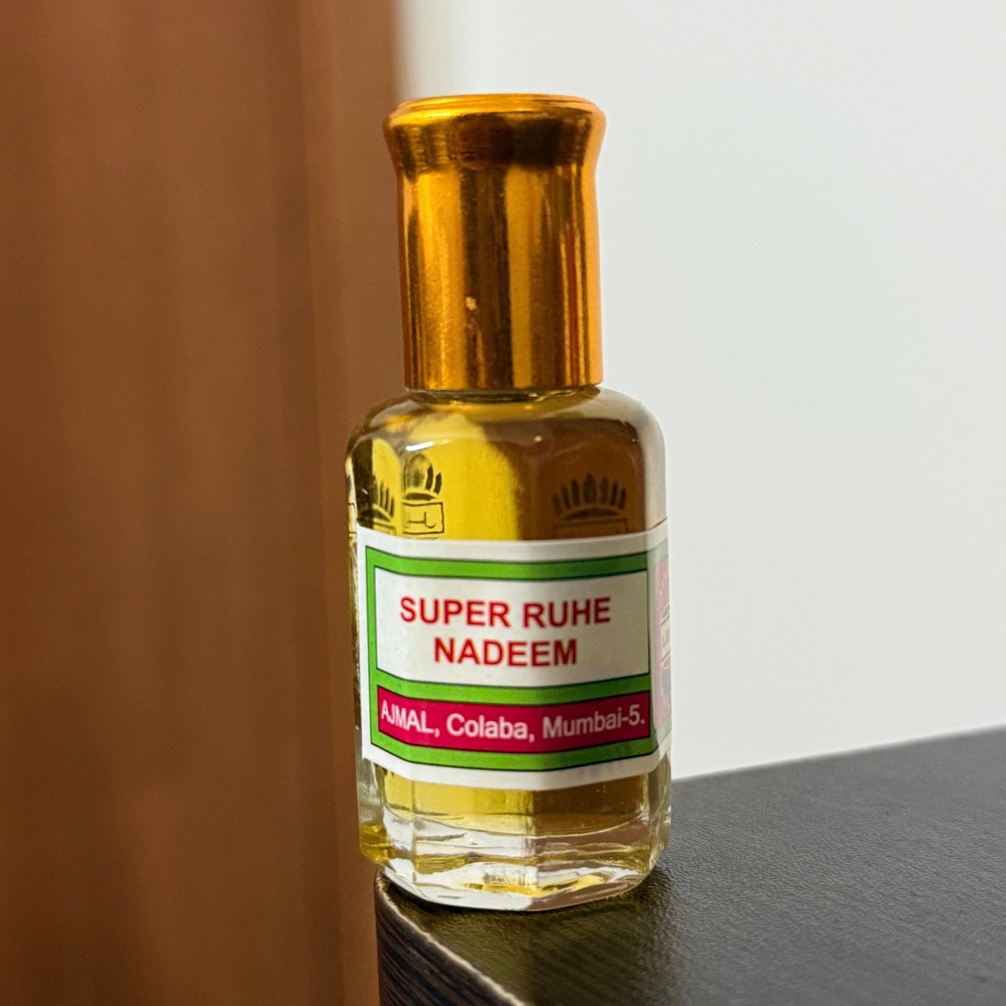 Ajmal Super Ruhe Nadeem Attar – 1ml Premium Decant & 3ml, 6ml, 1 Tola Original Bottles - Perfume Pundit