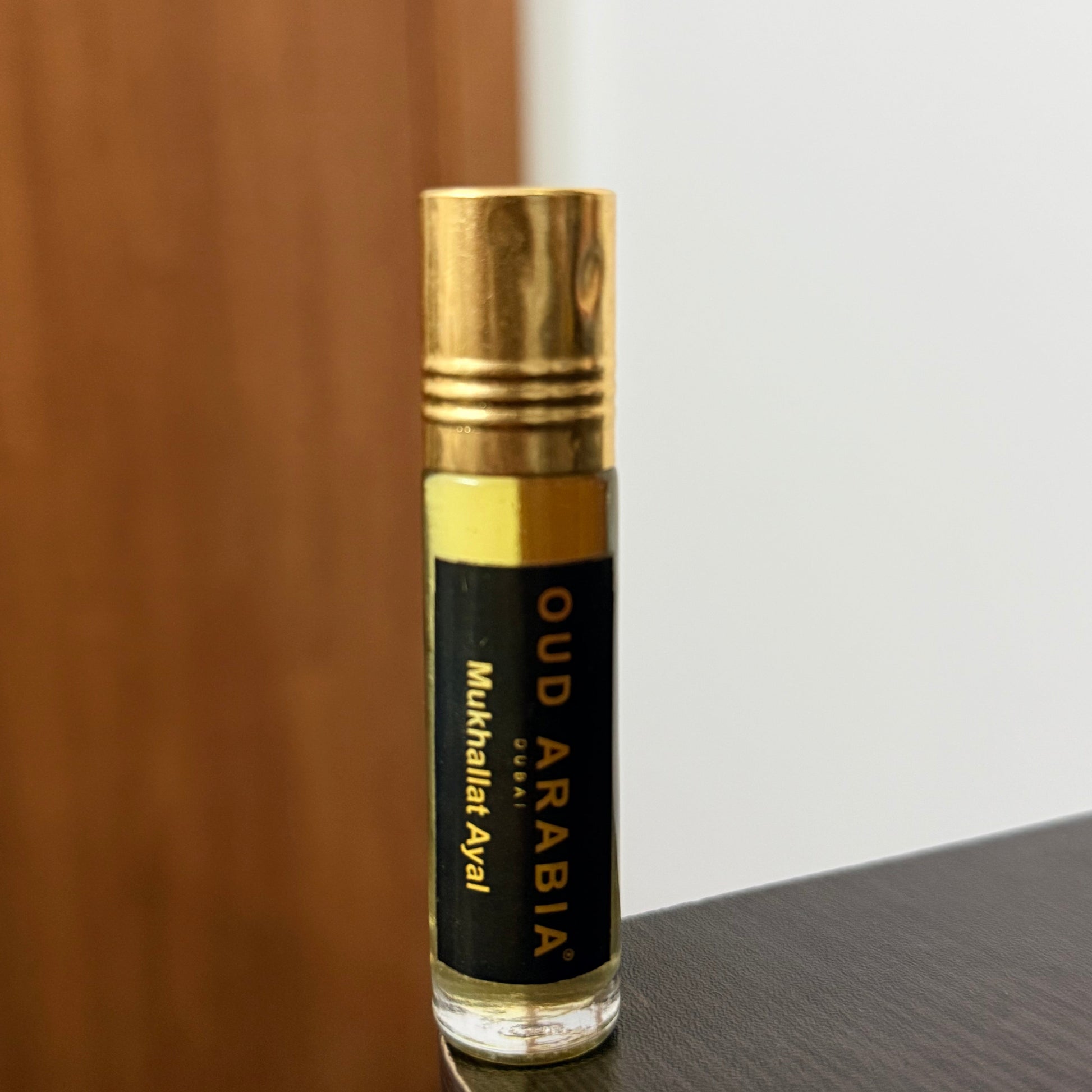 Attar bottle of Mukhallat Ayal by Oud Arabia Dubai