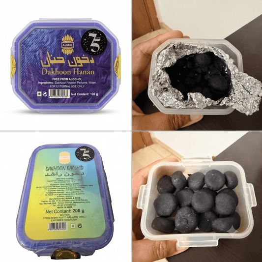 Ajmal Arabian Home Discovery Pack: Dakhoon Hanan & Dakhoon Raashid Set - Perfume Pundit