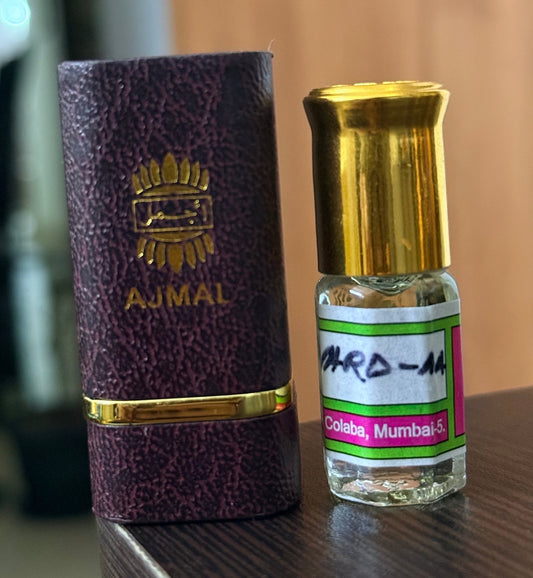 Ajmal D Ward-AA Attar 3 ml – Rich Dense Rose Fragrance | Original Bottle with Travel Box - Perfume Pundit