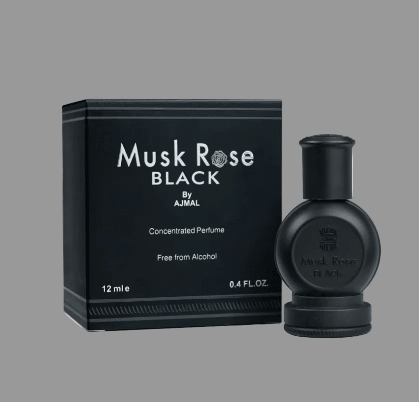 Ajmal Musk Rose Black Attar - Brand New & Factory Seal Packed - Perfume Pundit