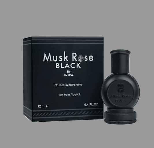 Ajmal Musk Rose Black Attar - Brand New & Factory Seal Packed - Perfume Pundit