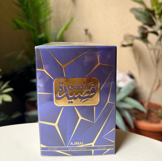 Ajmal Qasida Eau De Parfum (60ml) – Brand New Factory Sealed Box (25% OFF MRP) - Perfume Pundit