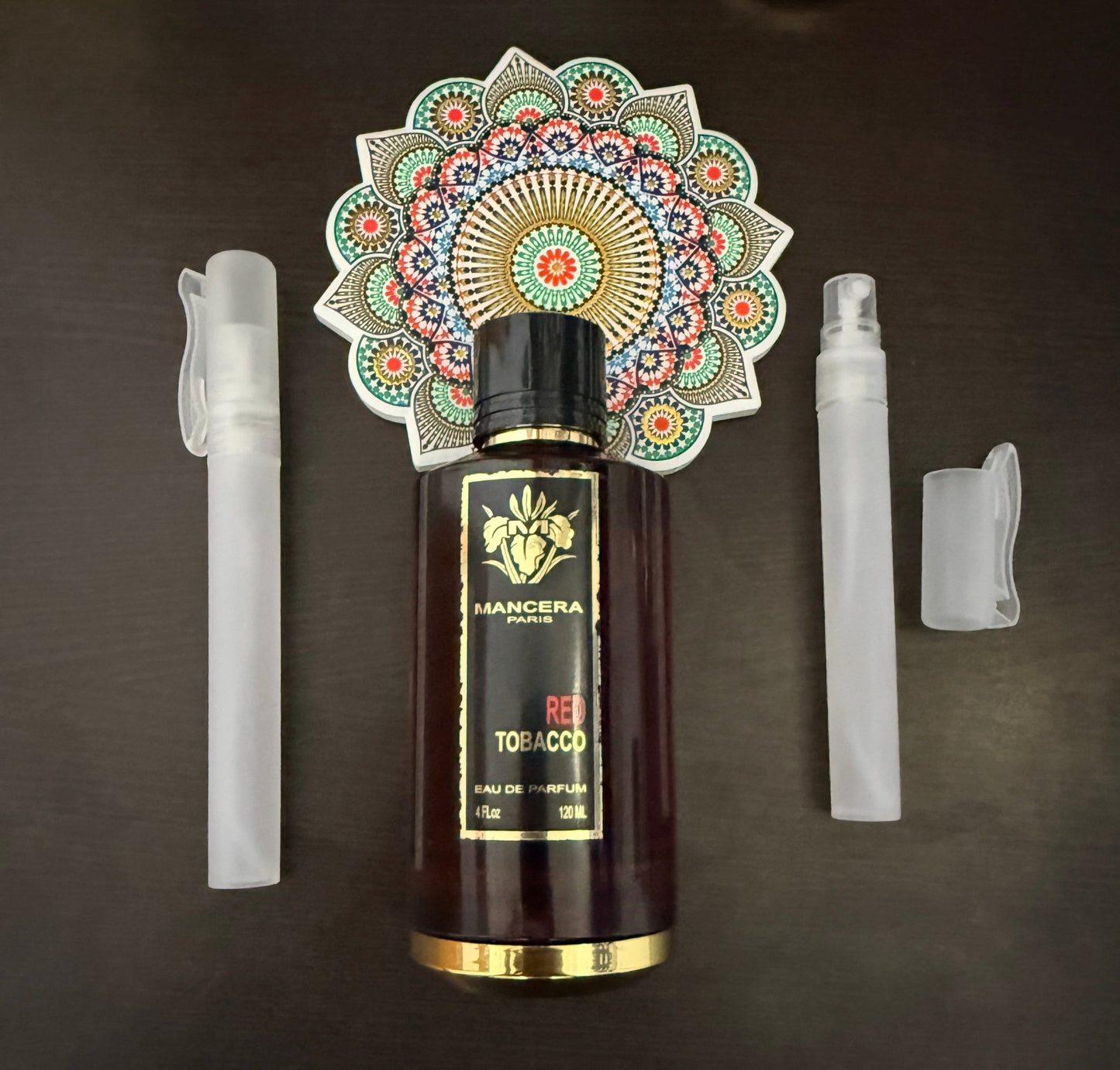 Mancera Red Tobacco Eau De Parfum – Premium Travel Decants (10ml) - Perfume Pundit
